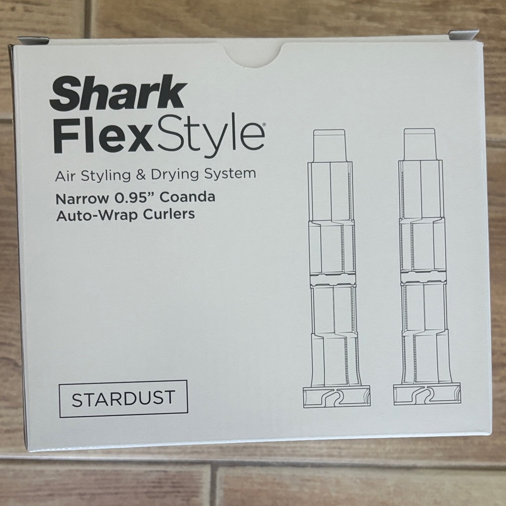 Shark FlexStyle Narrow 0.95" Coanda Auto-Wrap Curlers in Stardust